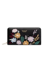 Dámská peněženka Vuch Nightie Nicci Flowers Black Dámská peněženka Vuch Nightie Nicci Flowers Black