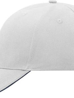 Daiber MB 24 6 panelová sandwich kšiltovka 03.0024 white/navy