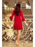Dámské šaty 228-3 Červená - Numoco