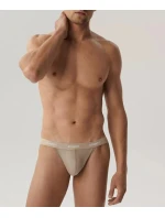 Pánské slipy / tanga 3PACK 3BMP-1582 Béžová - Atantic