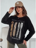 MODEZINE dámská oversize halenka černá FashionStreet RY2690