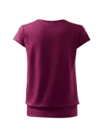 City tričko dámské fuchsiová City tričko dámské fuchsiová