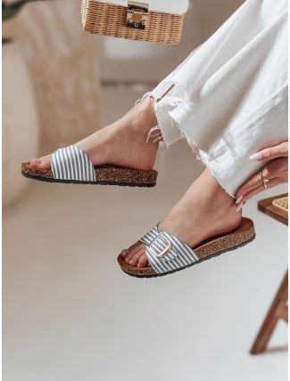 Dámské korkové žabky KORKISTI blue FashionStreet ZY0916