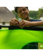 FOTBALOVÁ BRANKA VIRTUFIT SE STŘELECKOU PODLOŽKOU - 215 X 150 CM