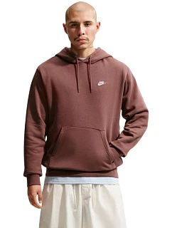 Pánská mikina Nike Club BB, hnědá, FN3859 502 M
