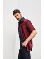 Daiber JN 680 Popelínová košile s krátkým rukávem 02.0680 navy Daiber JN 680 Popelínová košile s krátkým rukávem 02.0680 navy