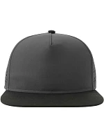 Atlantis Headwear Bank Five-S 5 panelová kšiltovka 33.0232 dark grey/black