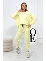 Set 2dílná mikina + kalhoty žlutá Set 2dílná mikina + kalhoty žlutá