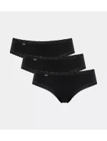 sloggi 24/7 Cotton Lace Hipster C3P - BLACK - SLOGGI BLACK - SLOGGI sloggi 24/7 Cotton Lace Hipster C3P - BLACK - SLOGGI BLACK - SLOGGI