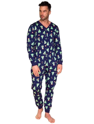 Kombinéza Cornette 196/284 Christmas Tree 2 l/r S-2XL pánská