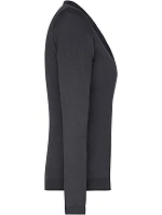 Daiber JN 660 Dámský pletený cardigan s výstřihem do V 02.0660 black Daiber JN 660 Dámský pletený cardigan s výstřihem do V 02.0660 black