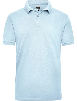 Daiber JN 801 Pánské pracovní piqué polo z těžké bavlny 02.0801 light blue Daiber JN 801 Pánské pracovní piqué polo z těžké bavlny 02.0801 light blue