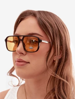 Dámské sluneční brýle s UV filtrem Černo-žluté