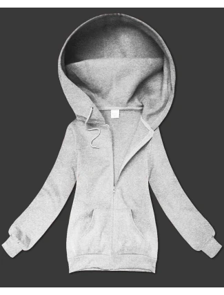 Šedá dámská rozepínací mikina s kapucí S'West (B-12#)