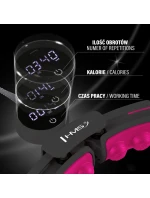 HHM16 HULA HOP ČERNÁ/RŮŽOVÁ S MAGNETY A ZÁVAŽÍM + POČÍTADLO HMS HHM16 HULA HOP ČERNÁ/RŮŽOVÁ S MAGNETY A ZÁVAŽÍM + POČÍTADLO HMS