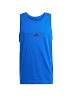 Pánské tričko adidas Essentials Small Logo Tank modré JE8978 pánské