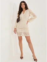 Šaty MI SK 3320.90 světle béžové Šaty MI SK 3320.90 světle béžové