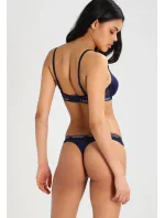 Tanga 3pcs UW0UW00048 tmavěmodrá T|O Tommy Hilfiger