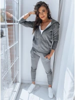 Dámská mikina na zip s kapucí antracitová FashionStreet BY0232z