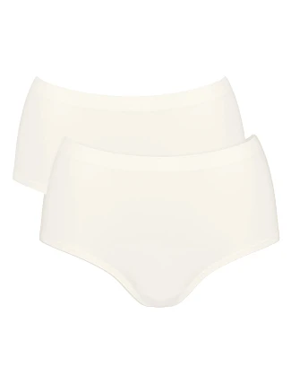 Dámské kalhotky GO Sense Highwaist 2P - WHITE - bílé 00GZ - SLOGGI