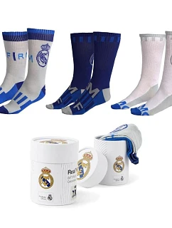 Real Madrid – ponožky, balení po 3 kusech v dárkové krabičce 2900003004