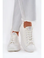 Dámské Tenisky S Vyšíváním Na Platformě Lee Cooper LCW-25-31-3465L Bílé