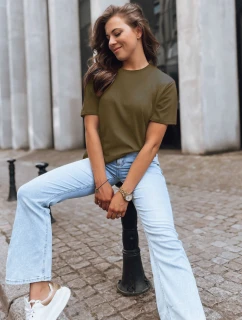 Dámské tričko MAYLA II tmavě zelené FashionStreet RY1736