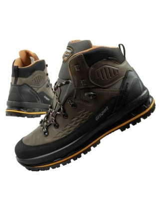 Grisport Grigio pánské trekové boty kožené nepromokavé kotníkové boty