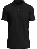 Stedman Stretch Polo Pánské elastické piqué polo z těžké bavlny 05.9640 black opal