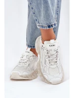 Dámské Kožené Tenisky GOE RR2N4083 Béžové