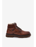 Pánské zimní kozačky Wrangler 20253034.JCU hnědé