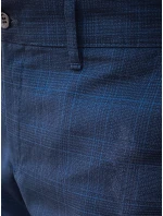 Pánské tmavě modré kalhoty FashionStreet chinos UX4393