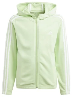 Adidas 3 Stripes celorozepínací mikina s kapucí Jr IS2632