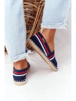 Espadrilky Na Pletené Podrážce Big Star HH274483 Tmavě Modre
