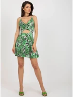 NM SK šaty V6659.99 bílá a zelená NM SK šaty V6659.99 bílá a zelená