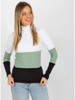 Dámská halenka RV BZ 8465 1.33P světle zelená - FPrice Dámská halenka RV BZ 8465 1.33P světle zelená - FPrice