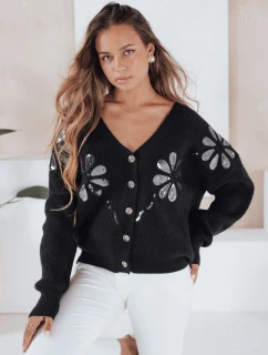 Dámský kardigan KERINDA černý FashionStreet MY2502