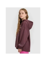 Dívčí mikina oversize s kapucí 4F 4FJRAW25TSWSF2429-51S Dívčí mikina oversize s kapucí 4F 4FJRAW25TSWSF2429-51S