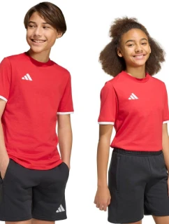 Adidas Dětské tričko Entrada 26 Tee červená JZ6674