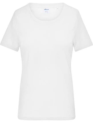 Daiber 8039 Dámské bio tričko s jemným žebrováním 02.8039 white Daiber 8039 Dámské bio tričko s jemným žebrováním 02.8039 white