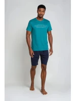 Pyžamo Deal 38880-77X Zelená a tmavě modrá - Henderson