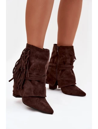 Boty na podpatku model 221129 Step in style Boty na podpatku model 221129 Step in style