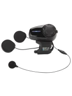 Sena SMH10D-10 Bluetooth 3.0 900M interkom pro motocykly s mikrofonem na čelence, sada pro 2 helmy