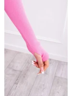 Sada s halenkou světle růžová