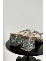 Dámské pantofle s krystaly D&A MR1037-02 Zlaté