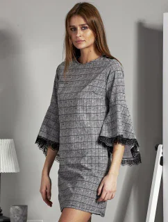 Šaty MI SK 17331.91 černobílé