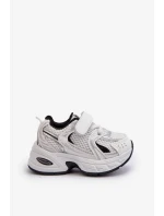 Dětské tenisky na suchý zip bílá a černá Ephona Dětské tenisky na suchý zip bílá a černá Ephona