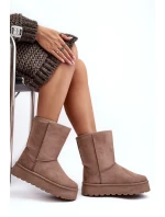 Dámské sněhové boty VL256P Tmavě béžová - Seastar Dámské sněhové boty VL256P Tmavě béžová - Seastar