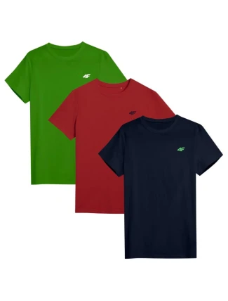 Trička 4F M 4FWSS25TTSHM3956-90S pánské Trička 4F M 4FWSS25TTSHM3956-90S pánské