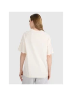 Dámské tričko oversize s potiskem 4F 4FRSS25TTSHF2791-11S